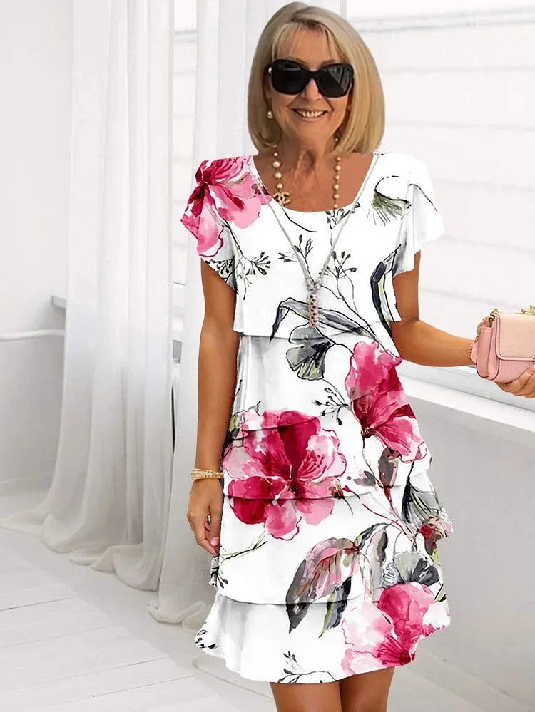 NIVRA | Chic Maxi Dress with Floral Print