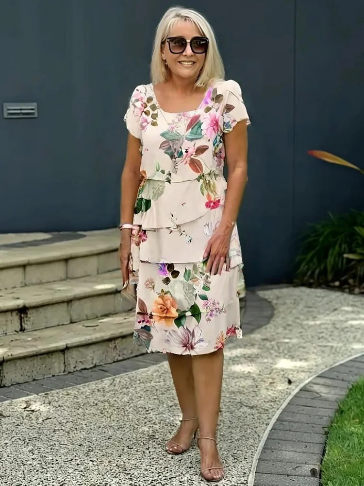 NIVRA | Chic Maxi Dress with Floral Print