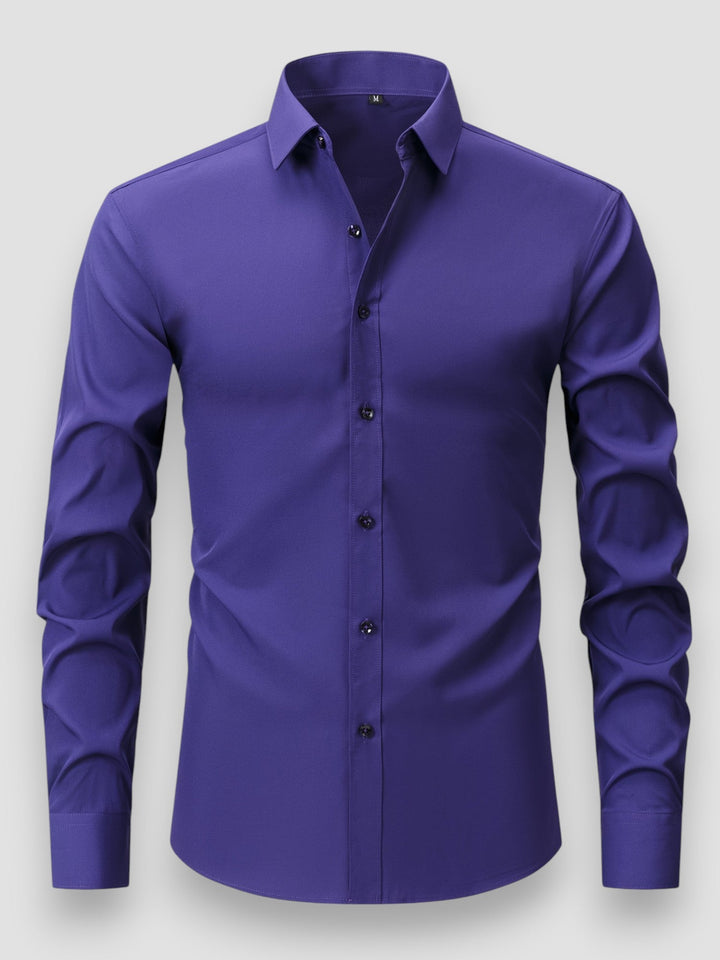 Lucas™ | Slim-Fit Skjorta med Långa Ärmar" can be rewritten as:

"Lucas™ | Slim-Fit Långärmad Skjorta