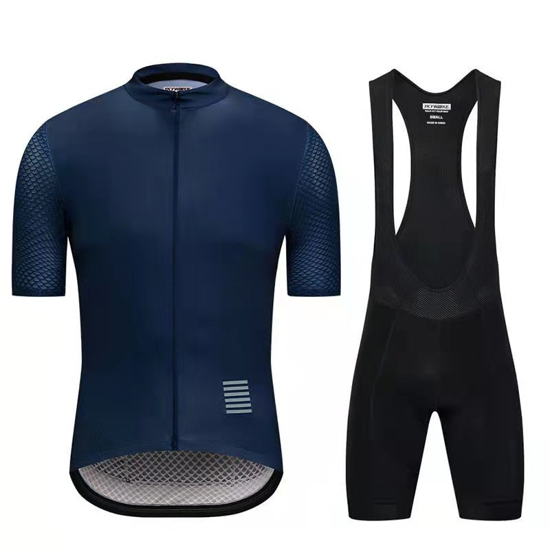 Kortärmad cykeltröja och shorts-set
