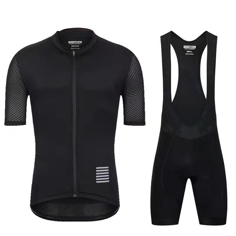 Kortärmad cykeltröja och shorts-set