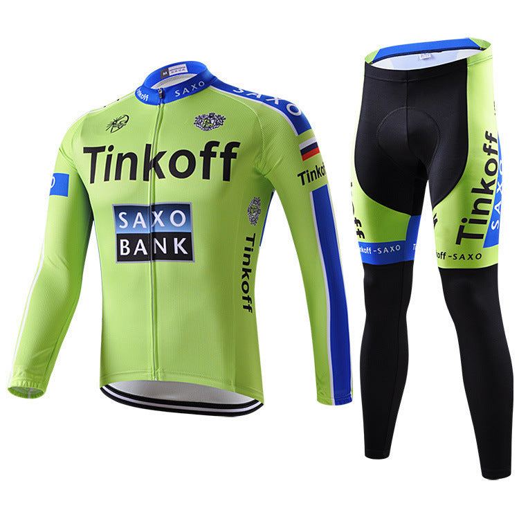 Professionellt Cykelset med Långa Ärmar