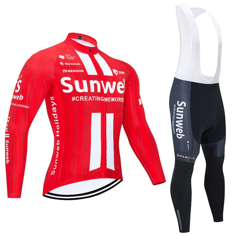Teams - Långärmad Pro-Cykeltröja