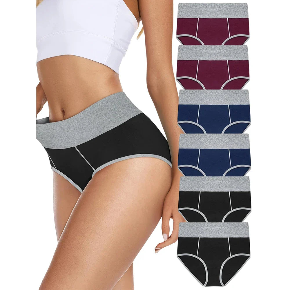 ALICE | Set of 6 High-Waisted Shapewear Briefs