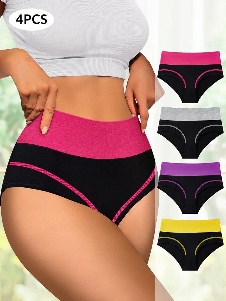 CATHY | Set of 4 High-Waisted Shaping Briefs