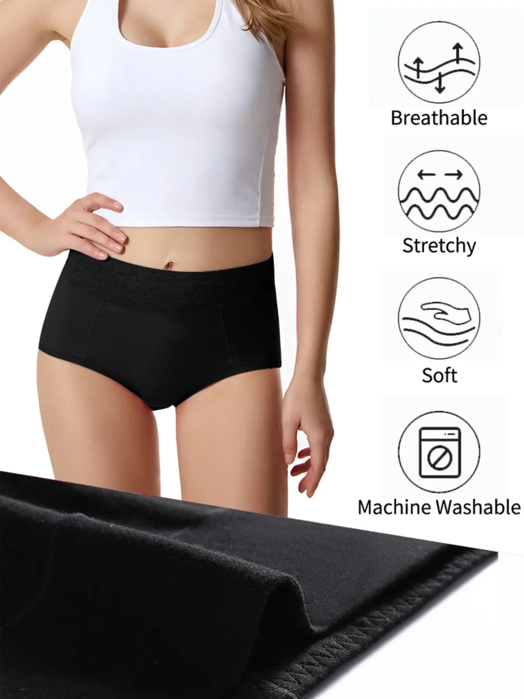 ALICE | Set of 6 High-Waisted Shapewear Briefs