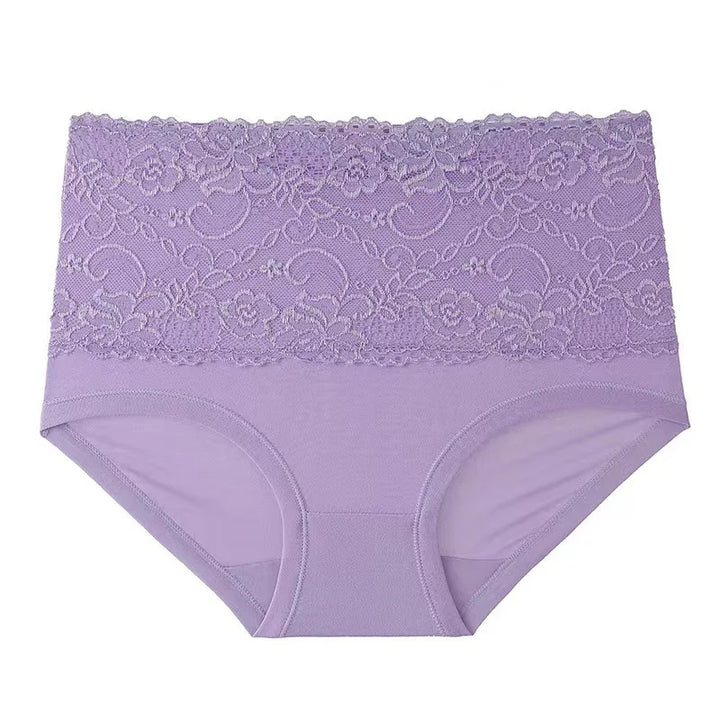 SUZIE | Set med 4 handbroderade, formande och slimmade trosor