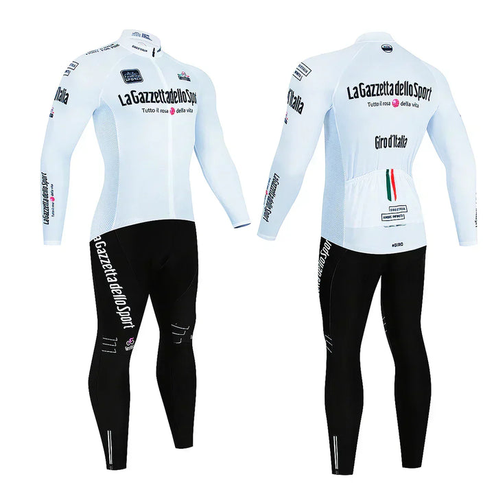 Giro d'Italia - Professionellt Långärmat Cykelset