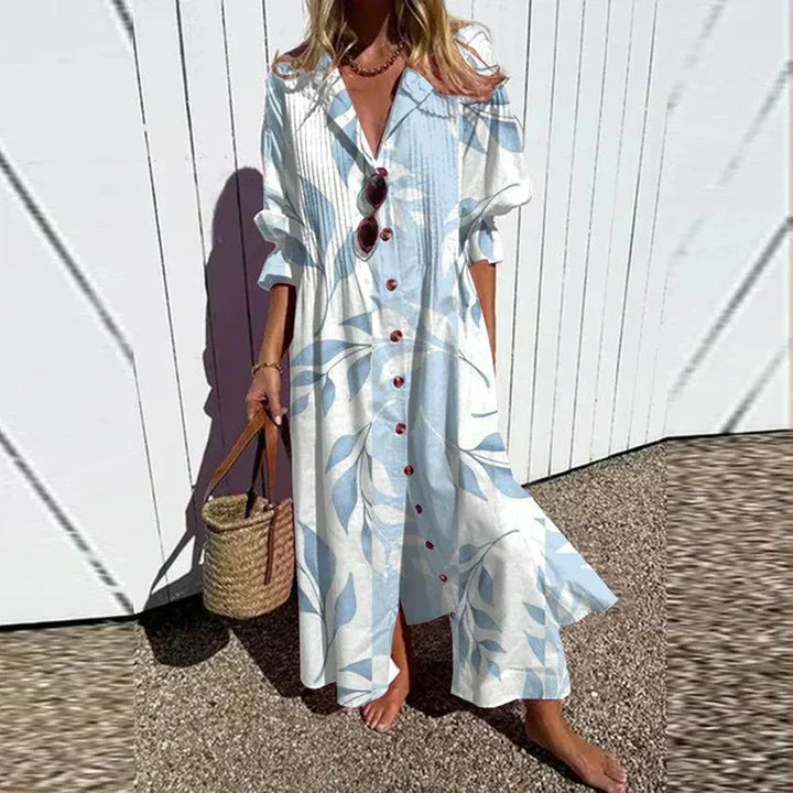 LENI | Elegant och Flödande Bohemisk Klänning