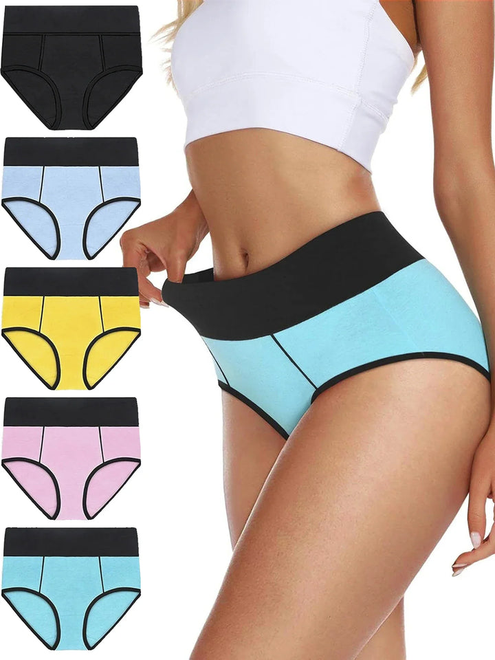 ANNIE | Set med 5 högmidjade shapewear-trosor