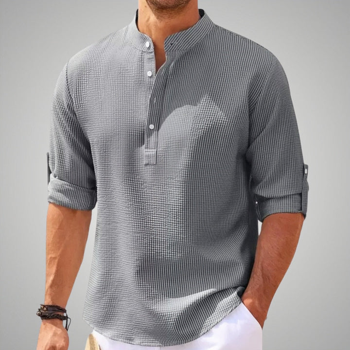 Viktor™ | Elegant 3/4 Ärms Skjorta