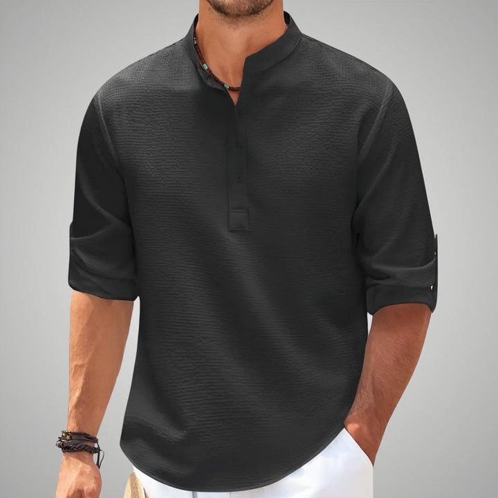 Viktor™ | Elegant 3/4 Ärms Skjorta