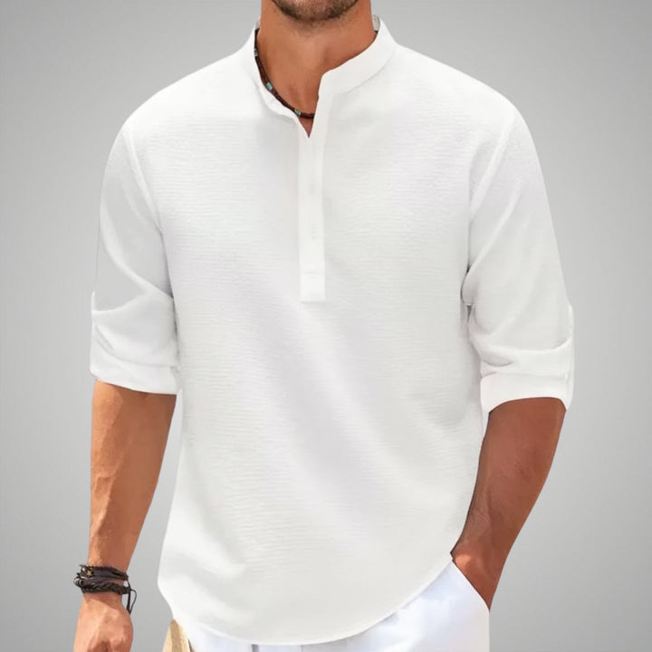 Viktor™ | Elegant 3/4 Ärms Skjorta
