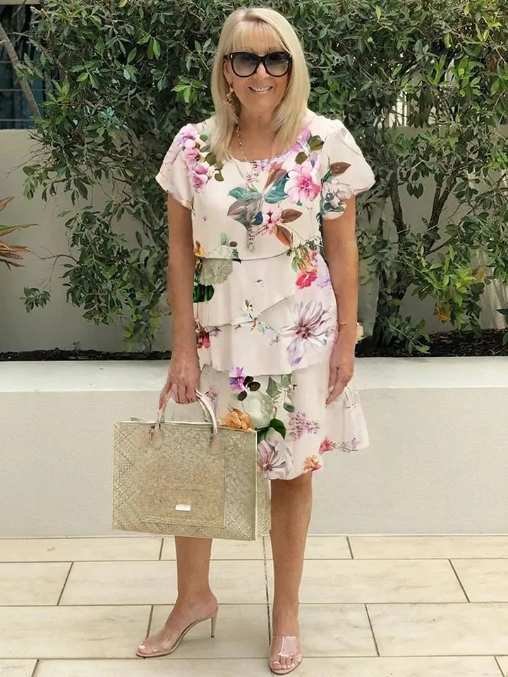 NIVRA | Chic Maxi Dress with Floral Print