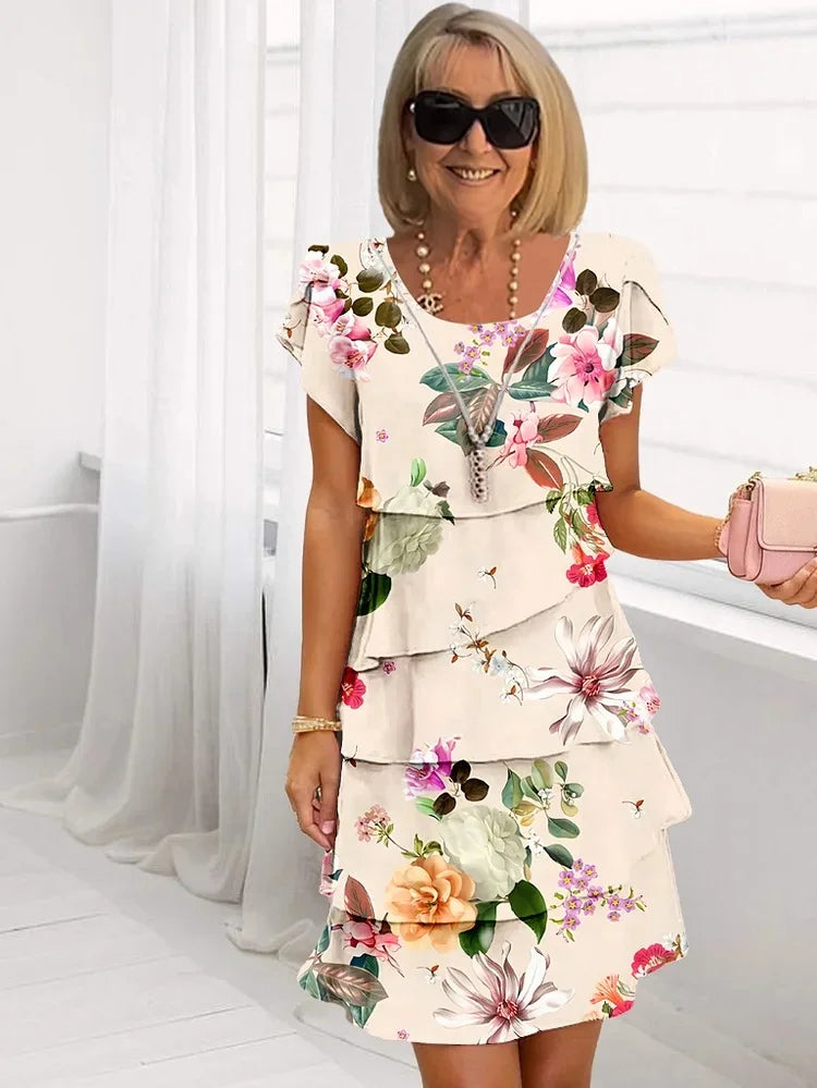 NIVRA | Chic Maxi Dress with Floral Print