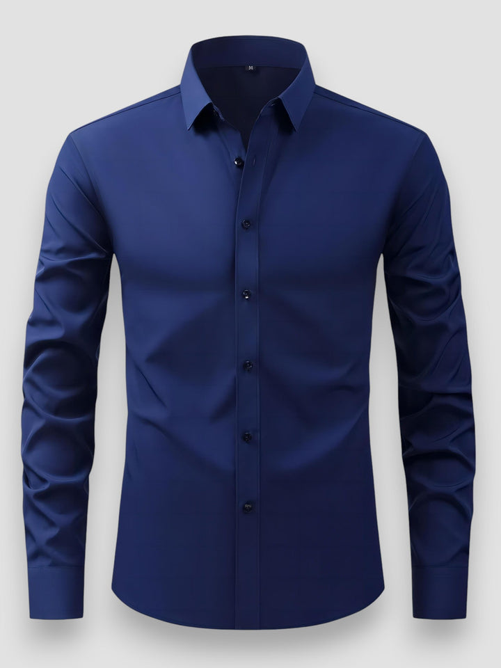 Lucas™ | Slim-Fit Skjorta med Långa Ärmar" can be rewritten as:

"Lucas™ | Slim-Fit Långärmad Skjorta