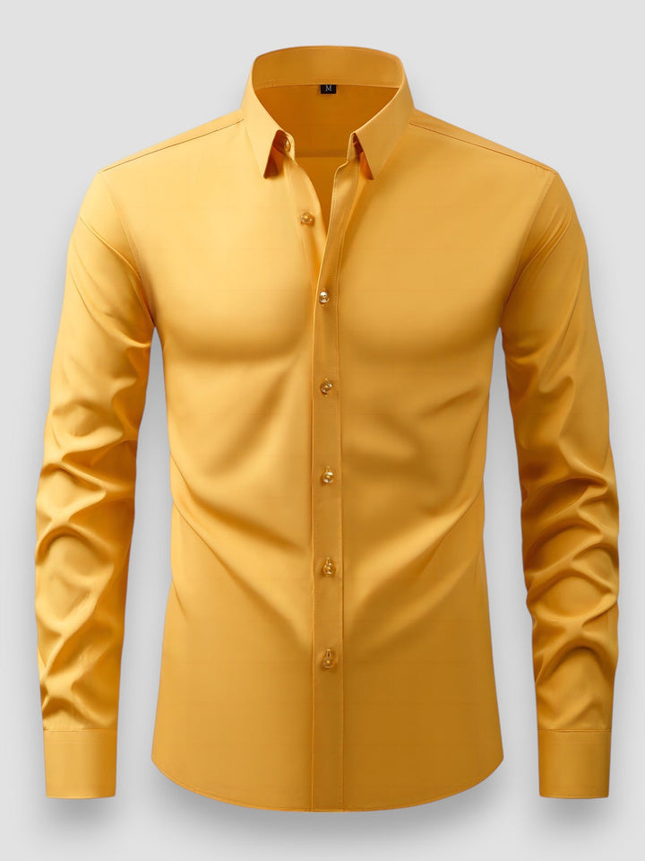 Lucas™ | Slim-Fit Skjorta med Långa Ärmar" can be rewritten as:

"Lucas™ | Slim-Fit Långärmad Skjorta