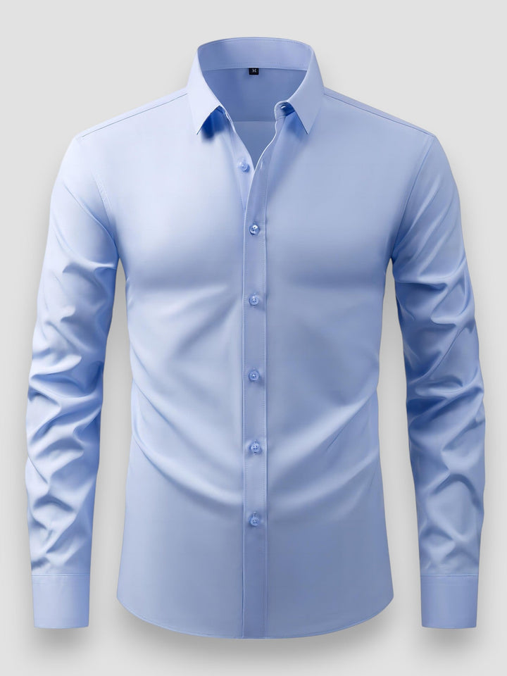 Lucas™ | Slim-Fit Skjorta med Långa Ärmar" can be rewritten as:

"Lucas™ | Slim-Fit Långärmad Skjorta