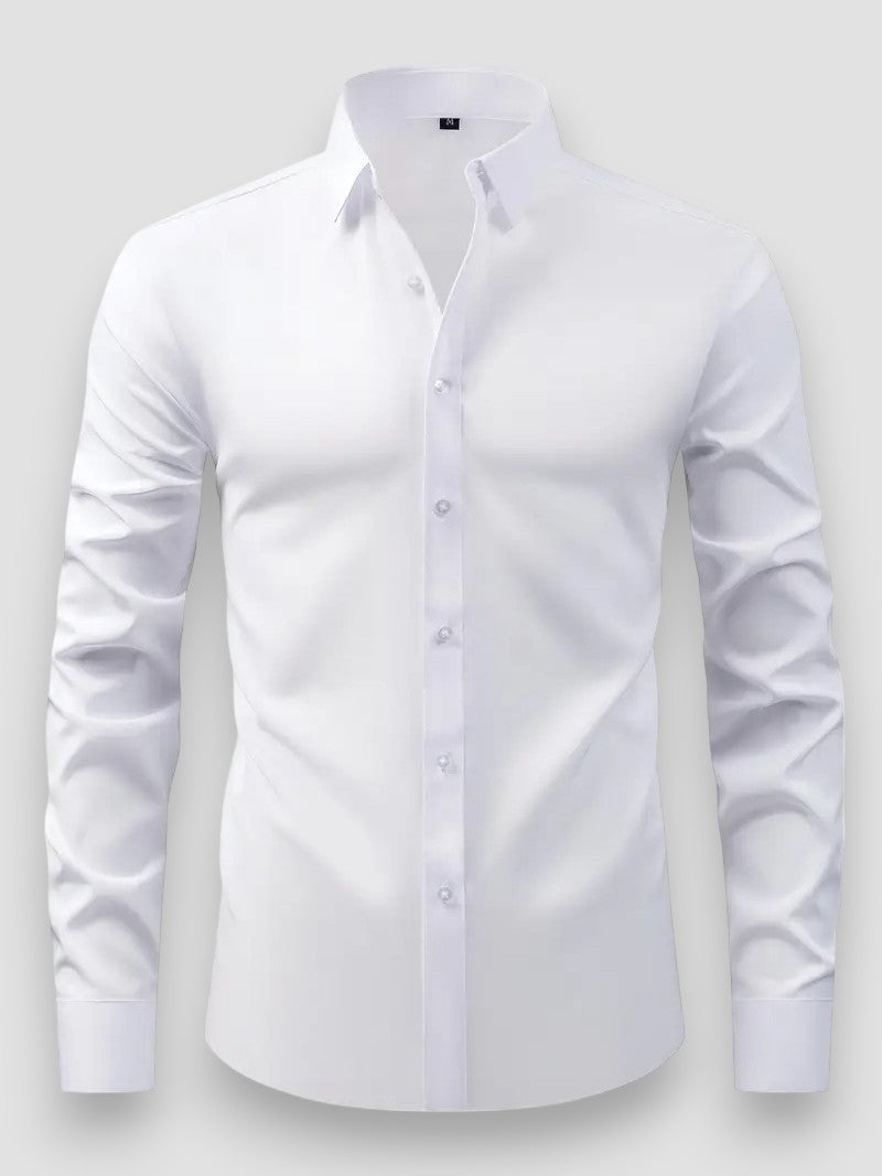 Lucas™ | Slim-Fit Skjorta med Långa Ärmar" can be rewritten as:

"Lucas™ | Slim-Fit Långärmad Skjorta