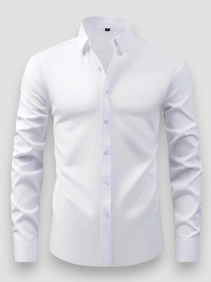 Lucas™ | Slim-Fit Skjorta med Långa Ärmar" can be rewritten as:

"Lucas™ | Slim-Fit Långärmad Skjorta