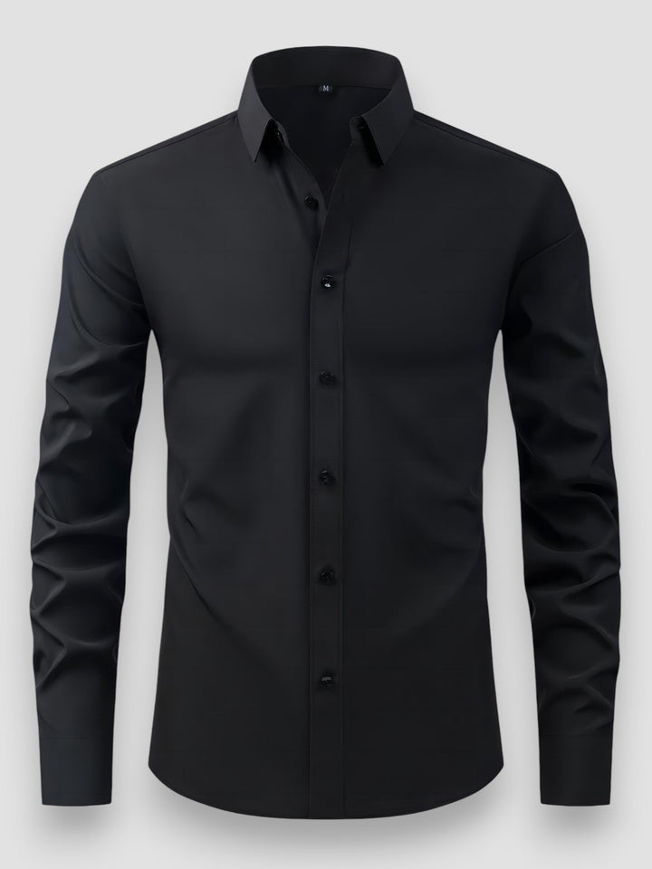 Lucas™ | Slim-Fit Skjorta med Långa Ärmar" can be rewritten as:

"Lucas™ | Slim-Fit Långärmad Skjorta